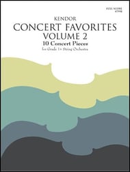 Kendor Concert Favorites - Volume 2 Conductor string method book cover Thumbnail